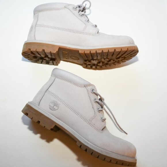 Timberland Nellie Monochrome Chukka Boot Lilac Waterproof Size 7 - Picture 1 of 5